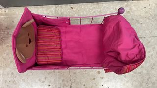 Cuna para muñecas Nenuco rosa