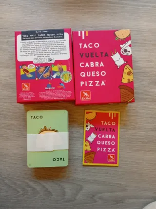 Juego de mesa Taco Vuelta Cabra Queso Pizza