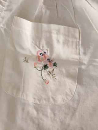 Grembiule vintage ricamato