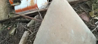 Piedra de Almazara Antigua el suelo aparte