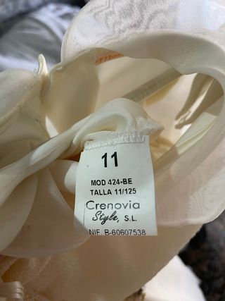 Vestido Comunión Niña Talla 11