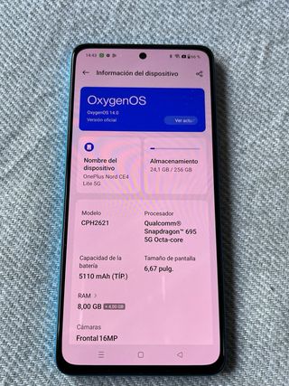 OnePlus Nord CE 4 Lite 256 GB