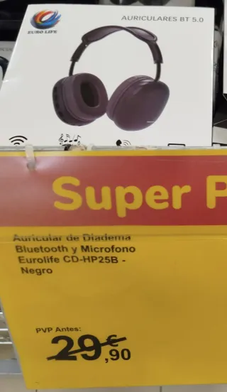 Auriculares Bluetooth 5.0 EURO LIFE Inalámbricos