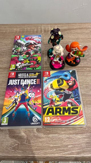 Pack Juegos Nintendo Switch: Splatoon 2, Just Danc