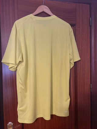 Camiseta deportiva Adidas amarilla Talla XL
