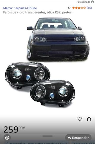 Faros Golf Nuevo Modelo 2000-2009