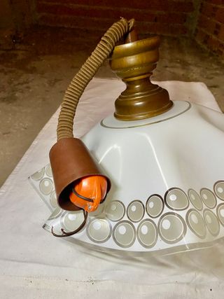 Lámpara de cristal ondas