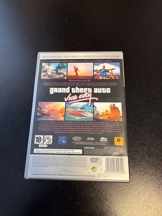 Grand Theft Auto: Vice City PS2 Platinum