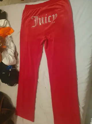 Pantalón Juicy Couture Rojo original