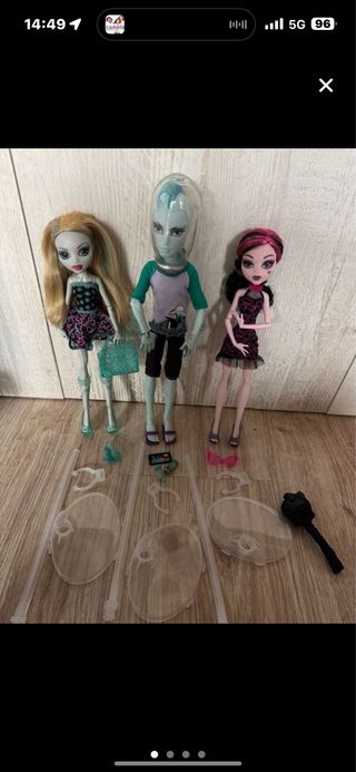 Lote Monster High Invisi Billy