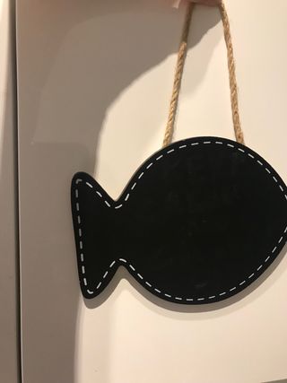 Colgador de Pizarra decorativa de madera