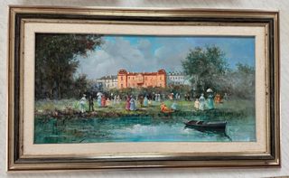 Quadro olio su tela 120x50