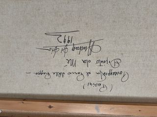 Quadro olio su tela 120x50