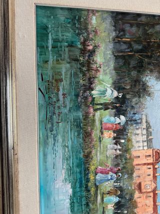 Quadro olio su tela 120x50