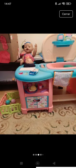 Parque Nenuco Cambiador Bañera Columpio Bolas