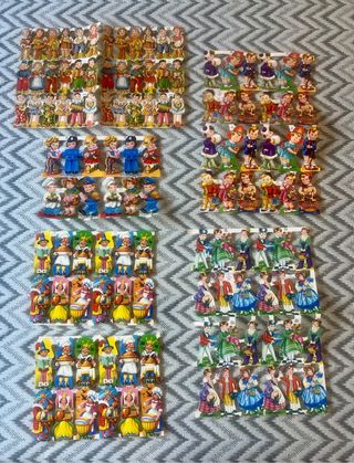 Colección cromos troquelados variados