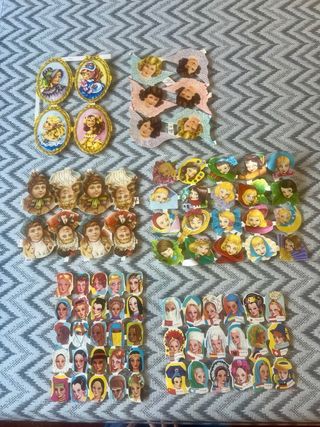 Colección cromos troquelados variados