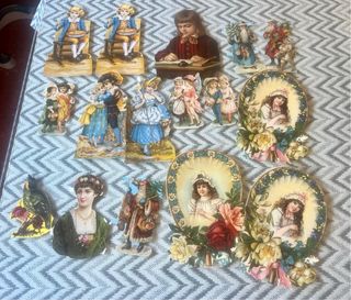 Colección cromos troquelados variados