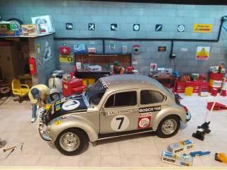 Maqueta VW Escarabajo Rally 1:18 Solido