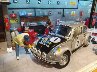 Maqueta VW Escarabajo Rally 1:18 Solido