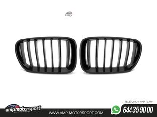 PARRILLA DELANTERA PARA BMW X3 F25 2010-2014 - NEGRO BRILLO