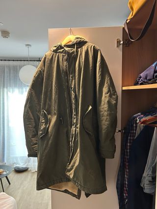 Cazadora de invierno verde