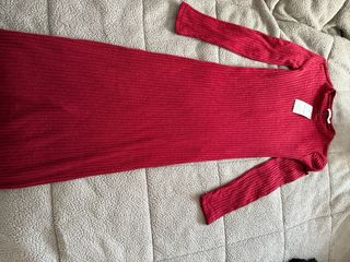 Vestido Stradivarius Rojo Talla XS