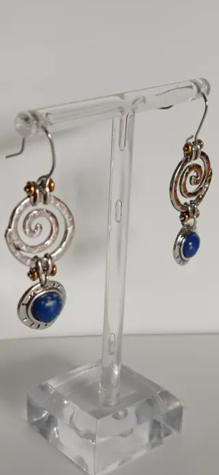 Pendientes Bohemios / Colgantes / En Plata / Con P