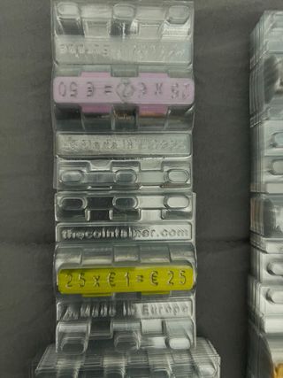 Blíster de monedas Euro / centimos