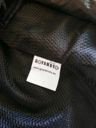 Chaqueta de piel moto mujer