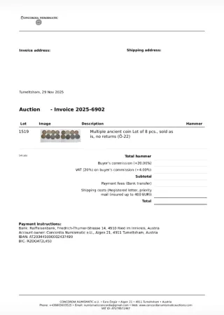 Follis Romano Bronzo Diocleziano