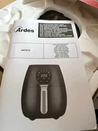 Friggitrice ad aria Ardes nera