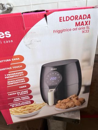 Friggitrice ad aria Ardes nera