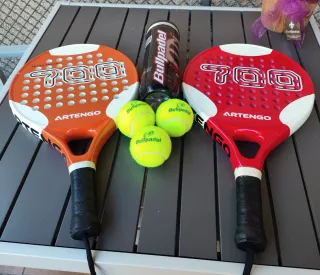 Palas Padel Artengo Seven Series 700 + 3 Pelotas B