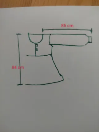 2 Blusones fiesta rayas azul y blanco talla 44