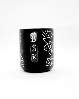 Tazza ceramica Mom incisione a mano 400ml