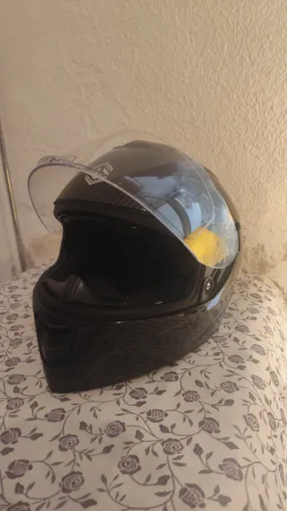 Casco Moto Integral Negro S