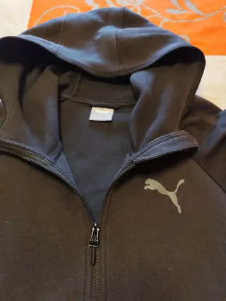 Chándal Puma Negro con Capucha