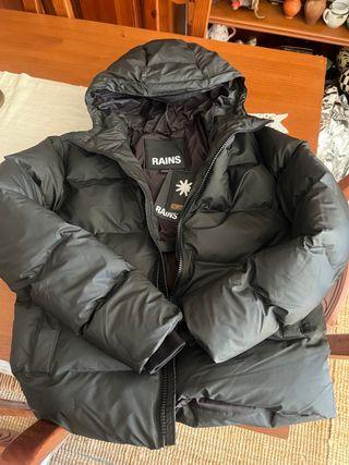 Chaqueta Nueva Rains Negra Impermeable Talla XS