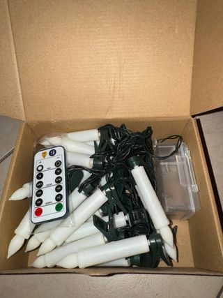 Candela LED con telecomando