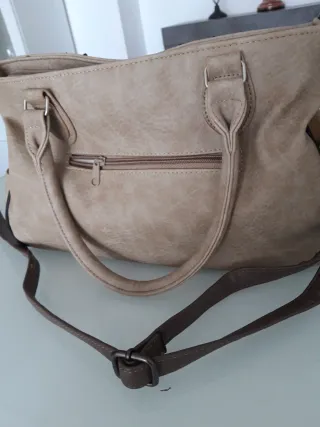 Bolso Charm & Shape Beige y Marrón