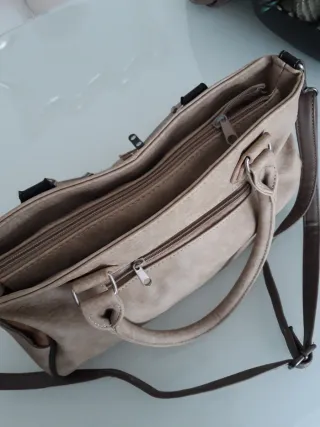 Bolso Charm & Shape Beige y Marrón