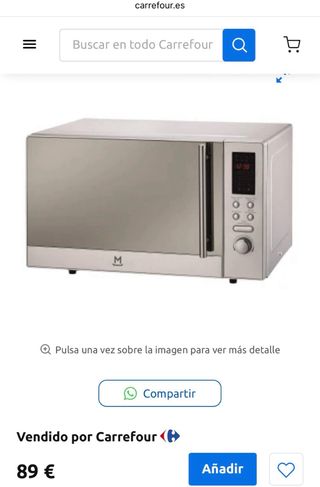 Microondas con grill Mandine