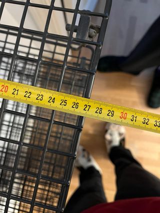 Zapatero desmontable metálico negro