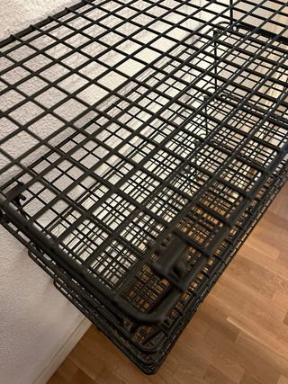 Zapatero desmontable metálico negro