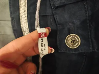 Lote 4 Pantalones Hombre Easy Wear Slim