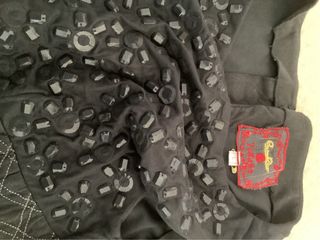 Blusa Yokana Talla L Pedrería Negra