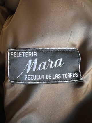 Chaquetón Mouton Mujer Marrón en perfecto estado