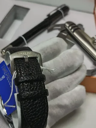 Set Reloj SKYLINE Clásico con Pluma y Navaja multi