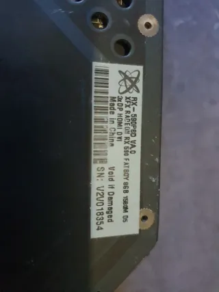 XFX Radeon RX 590 8GB Tarjeta Gráfica